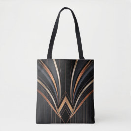 Art Deco Metallic Geometric Elegance