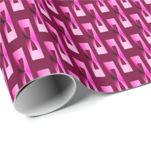 Art Deco Metallic Geometric - Orchid und Lila Geschenkpapier