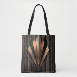 Art Deco Metallische Geometrische Eleganz