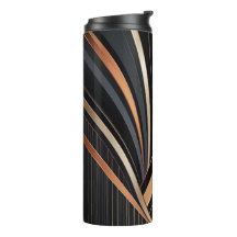 Art Deco Metallische Geometrische Eleganz