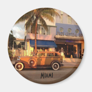 Art Deco Miami Beach Magnet