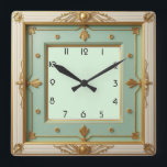 Art Deco Mint Quadratische Wanduhr<br><div class="desc">Großartiges Uhrendesign. Du wirst es wie andere Liebe bekommen. Sie können dieses Design auch für andere Produkte verwenden,  die Sie mögen,  oder Ihren Text anpassen und hinzufügen. Folgen Sie mir für mehr. Vielen Dank. Ich wünsche Ihnen einen schönen Tag.</div>