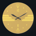Art Deco Modern Große Wanduhr<br><div class="desc">Tolle Art Deco Uhr Design. Du wirst es wie andere Liebe bekommen. Sie können dieses Design auch für andere Produkte verwenden,  die Sie mögen,  oder Ihren Text anpassen und hinzufügen. Folgen Sie mir für mehr. Vielen Dank. Ich wünsche Ihnen einen schönen Tag.</div>