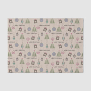 Art Deco modernes ornamentales Dekor Vintage-Handw Seidenpapier
