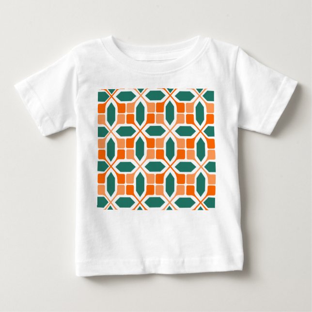 Art Deco Mosaic Baby T-shirt (Vorderseite)