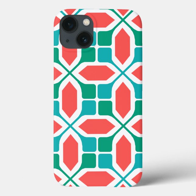 Art Deco Mosaic Case-Mate iPhone Hülle (Rückseite)