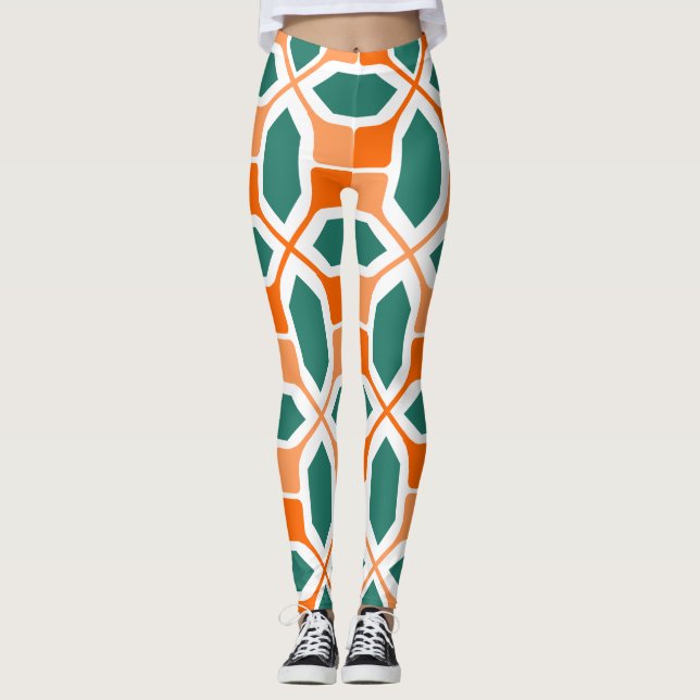 Art Deco Mosaic Leggings (Vorderseite)