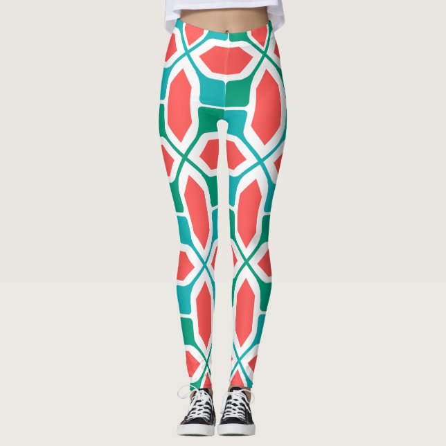 Art Deco Mosaic Leggings (Vorderseite)