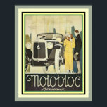Art Deco Motobloc Bordeaux Poster 16 x 20<br><div class="desc">Tolle,  Art-Déco-Themen,  Vintage Werbung für Motobloc Bordeaux. 40, 6 cm x 50, 8 cm</div>
