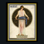 Art Deco Motor Magazine Cover 16 x 20 Poster<br><div class="desc">Motor Magazine cover January 1924- 16 x 20</div>
