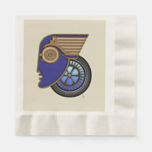 Art Deco Motorhead Serviette