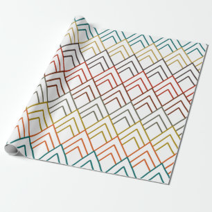 Art Deco Mountains Geschenkpapier