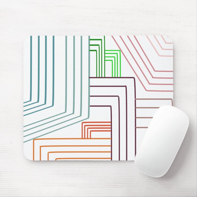 Art Deco Mousepad (Mit Mouse)