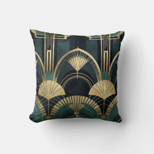 Art-Deco-Muster 7 Print - Throw Pillow Kissen