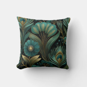 Art Deco Muster 8 Print - Throw Pillow Kissen