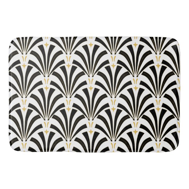 Art Deco Muster Badematte (Vorderseite)