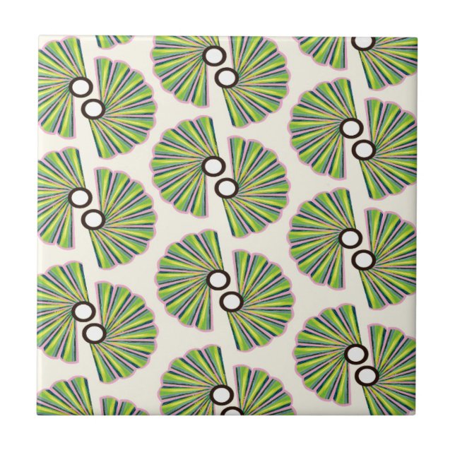 Art Deco-Muster Fliese (Vorderseite)