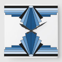 Art Deco Muster in der Blues