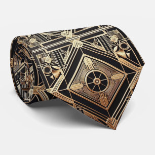 Art Deco Muster Krawatte