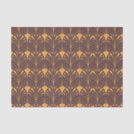 Art Deco-Muster mit fächerförmigen Motiven  Seidenpapier