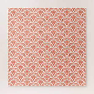 Art Deco Muster mit Skalenmotiven. Puzzle