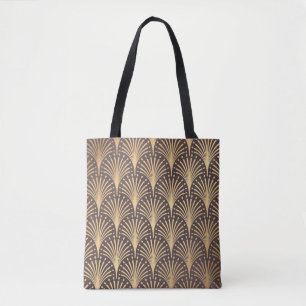 Art Deco Muster. Nahtloser goldener Hintergrund. M
