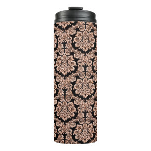 Art Deco Muster. Nahtloser goldener Hintergrund. M Thermosbecher