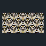 Art Deco Muster. Vintages Gold Schwarz-weiß Poster<br><div class="desc">Art Deco Muster. Vintager goldfarbener Schwarz-weißer Hintergrund. Luxuriöses,  nahtloses Dekor. Roaring-Zwanzigermotiv</div>