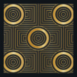 Art Deco nahtlos Vintage Tapete Muster Künstlicher Leinwanddruck<br><div class="desc">Art Deco nahtlos Vintage Tapete Muster</div>