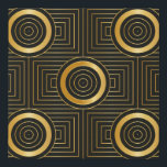 Art Deco nahtlos Vintage Tapete Muster Künstlicher Leinwanddruck<br><div class="desc">Art Deco nahtlos Vintage Tapete Muster</div>