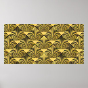 Art Deco nahtloses Muster. Dekoration Ornament.