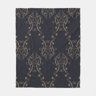 Art Deco nahtloses Muster. Hintergrund im Vintage- Fleecedecke