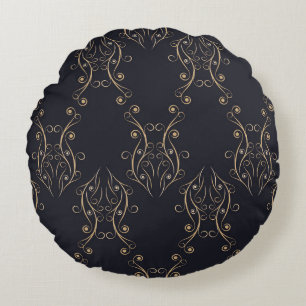 Art Deco nahtloses Muster. Vintage-Hintergrund mit Rundes Kissen