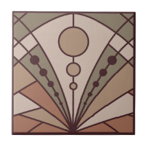 Art Deco (natürliche Terrakotta-Töne)