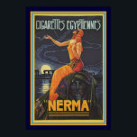 Art Deco Nerma Cigarette Ad Poster 13 x 19<br><div class="desc">Farbenfrohe Art Deco Werbung für Nerma Zigaretten Ägypten. Plakatmaßnahmen 13 x 19</div>