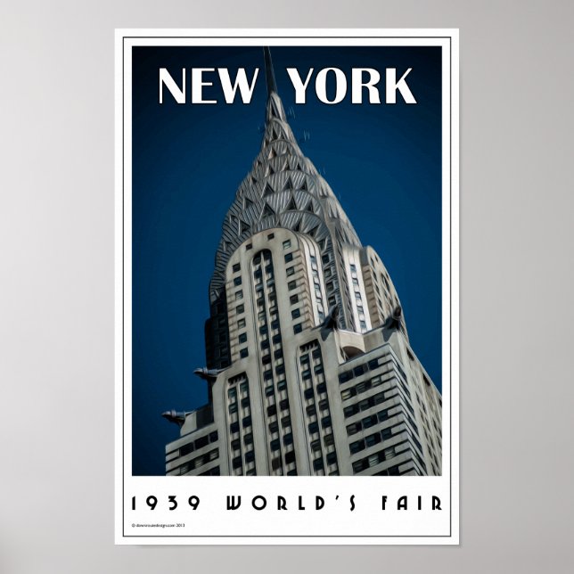 Art Deco New York Poster (Vorne)