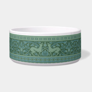 Art Deco Nouveau Hund Natur Tier Muster Napf