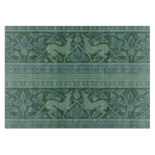 Art Deco Nouveau Hund Natur Tier Muster Schneidebrett