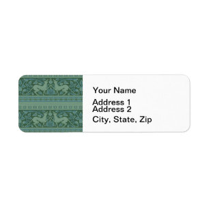 Art Deco Nouveau Hund Natur Tiermuster