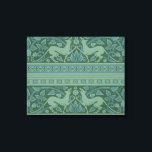Art Deco Nouveau Hund Natur Tiermuster Leinwanddruck<br><div class="desc">Jugendstil - Tiere - Dieses wirbelnde,  reich blaue Jugendstil-Hundsmuster ist ein antikes Muster,  das auf dem William Burges Tapete Fries aus der Mitte des 19. Jahrhunderts basiert.</div>