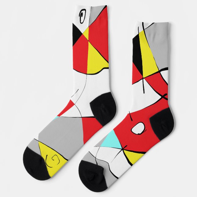 Art Deco Nr. 2 Socken (Linkes Detail)