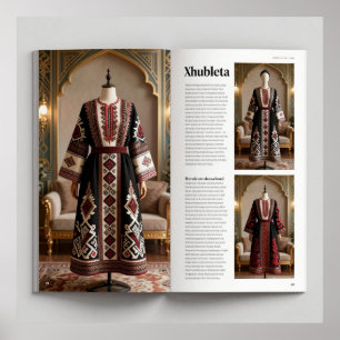 Art Deco Opulenz geometrische Muster IIHER_XHU_001 Poster