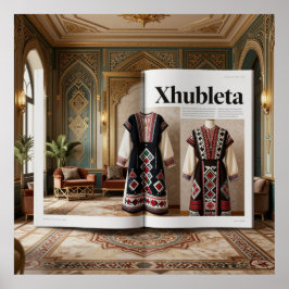 Art Deco Opulenz Geometrische MusterIIIHER_XHU_001 Poster