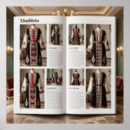 Art Deco Opulenz geometrische MusterVI HER_XHU_001 Poster