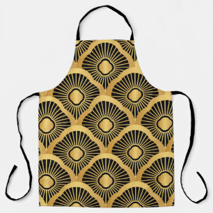 Art Deco Ornament: Nahtloses Vintages Muster Schürze