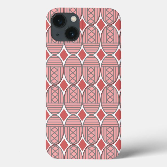 Art Deco Ovals  Case-Mate iPhone Hülle (Rückseite)