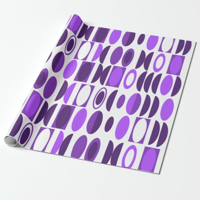 Art Deco Ovals Geschenkpapier (Ungerollt)