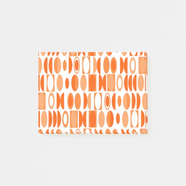 Art Deco Ovals Post-it Klebezettel (Vorderseite)
