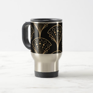 Art Deco Palmette Muster Reisebecher