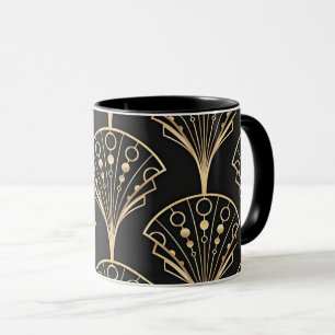 Art Deco Palmette Muster Tasse